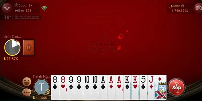 Luật chơi Tiến lên miền Nam chuẩn chỉnh