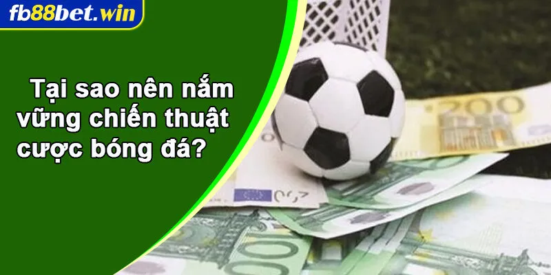 Tại sao nên nắm vững chiến thuật cược bóng đá?