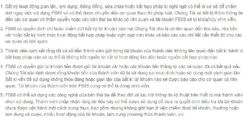 FB88 nói không với gian lận trong khi chơi